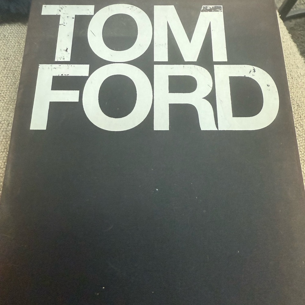 Tom Ford Black Hardcover Book